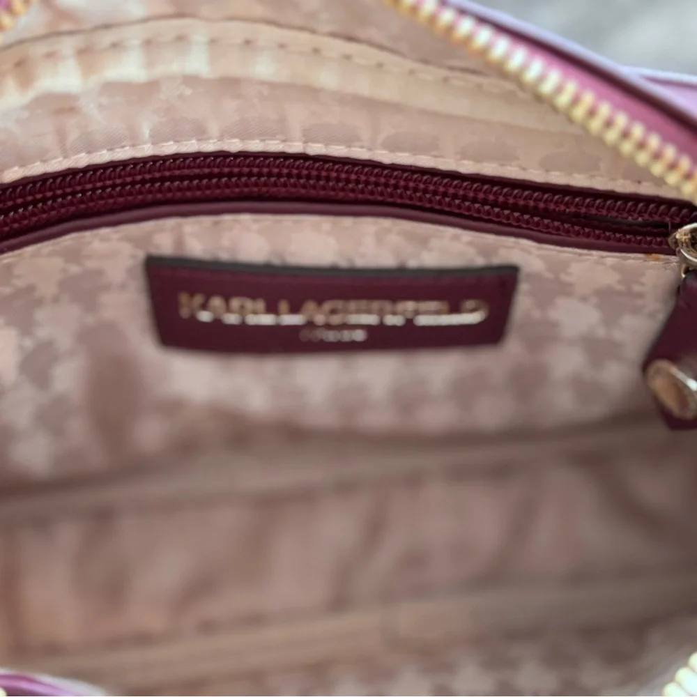 Karl Lagerfeld Kris Bow Leather Crossbody - Picture 2 of 8